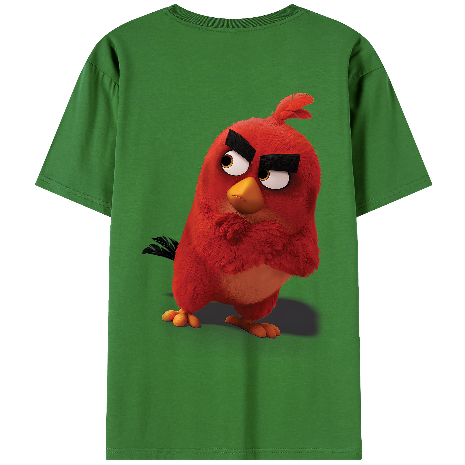 （画像用） Angry Birds アングリーバード レディース半袖Tシャツ(バックプリント)